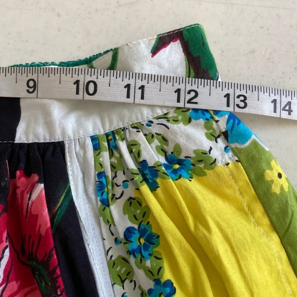 Boho Retro Floral A-Line Skirt - Picture 6 of 7